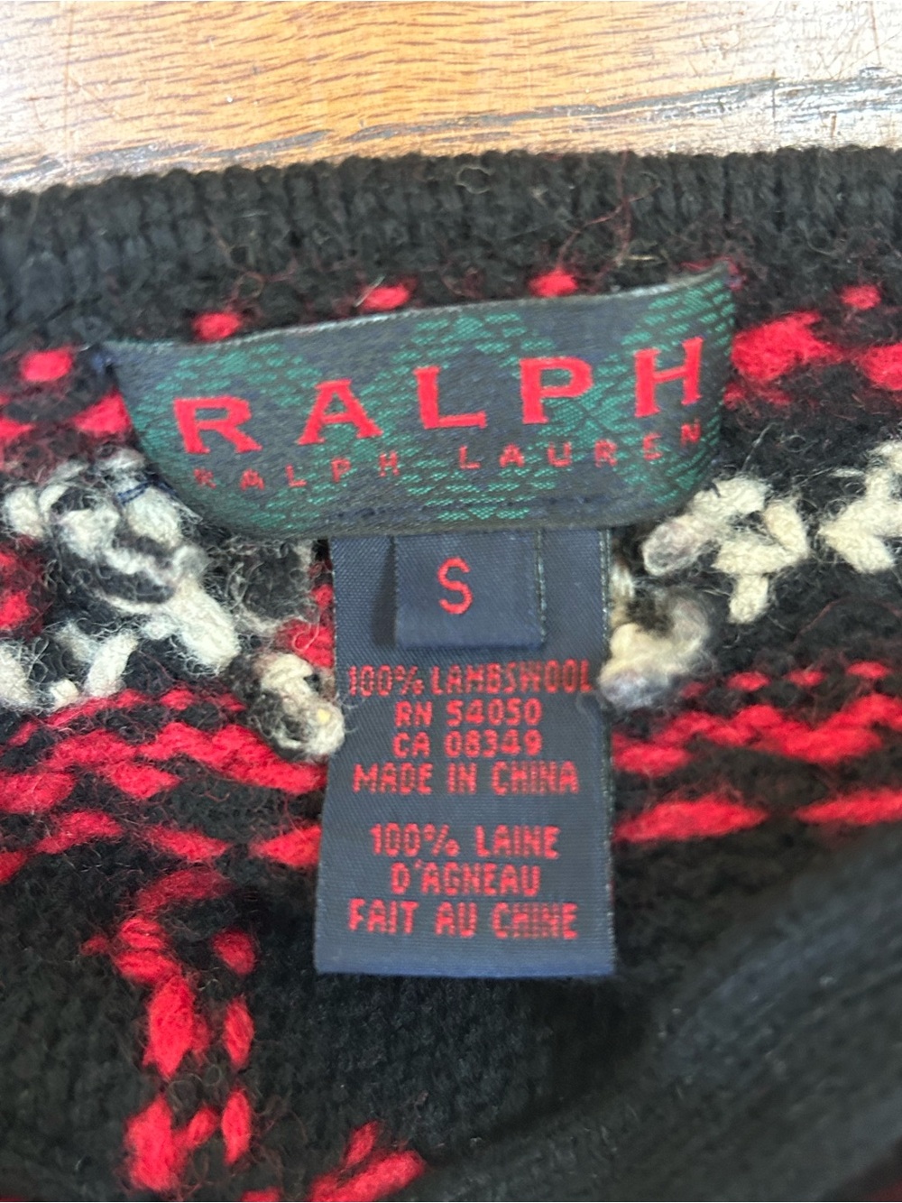Ralph Lauren knitted winter top | wool vintage cozy - Picture 2 of 3